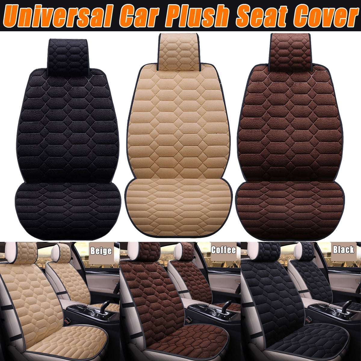 Universal Car Seat Cover Plush Cushion Breathable Cover Pad Winter Warm Walmart Canada