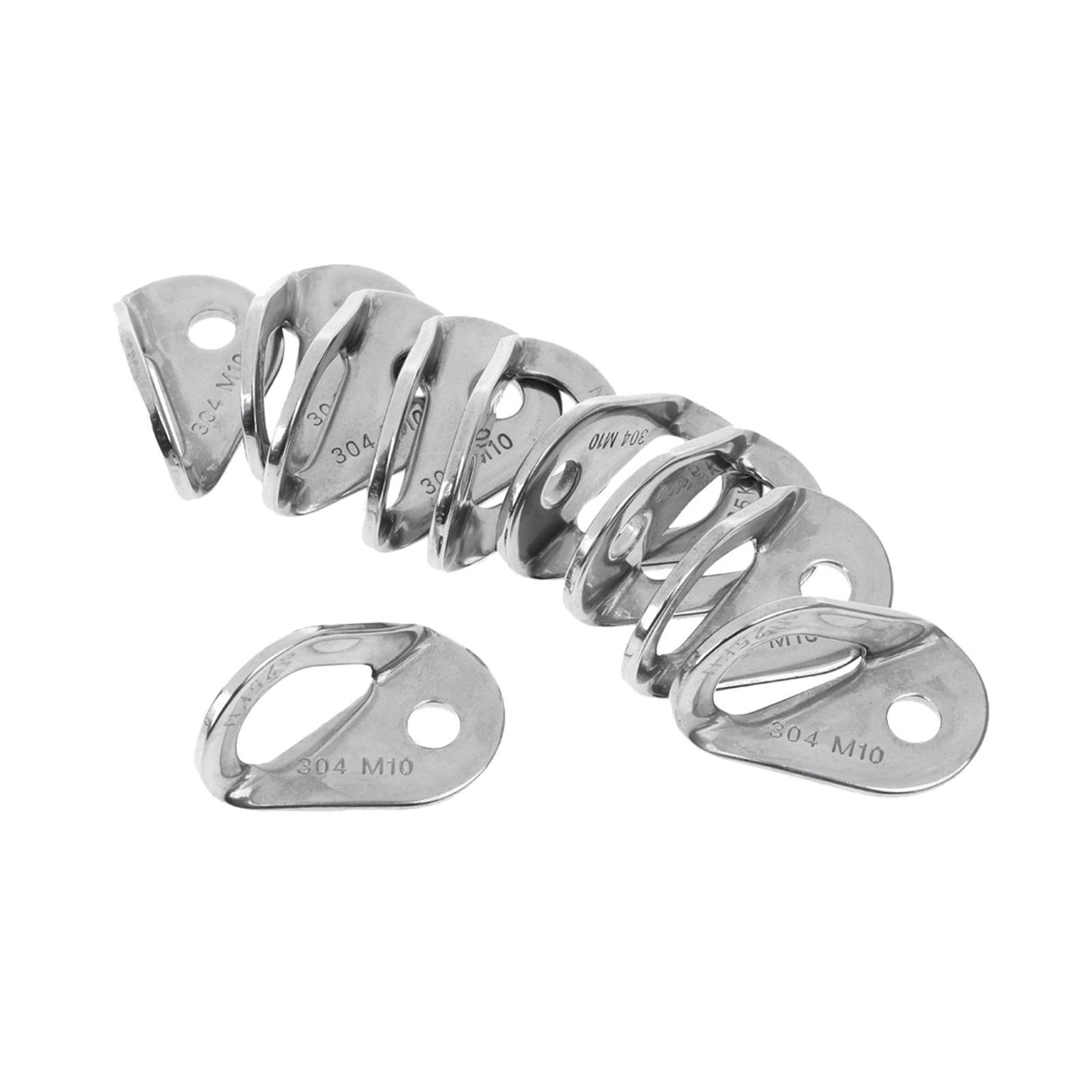 10 Pieces Rock Climbing Hanger M10 for Rappelling Outdoor Hiking