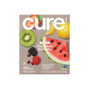 Cure Hydration Variety Pack Electrolyte Drink Mix, 16 Count