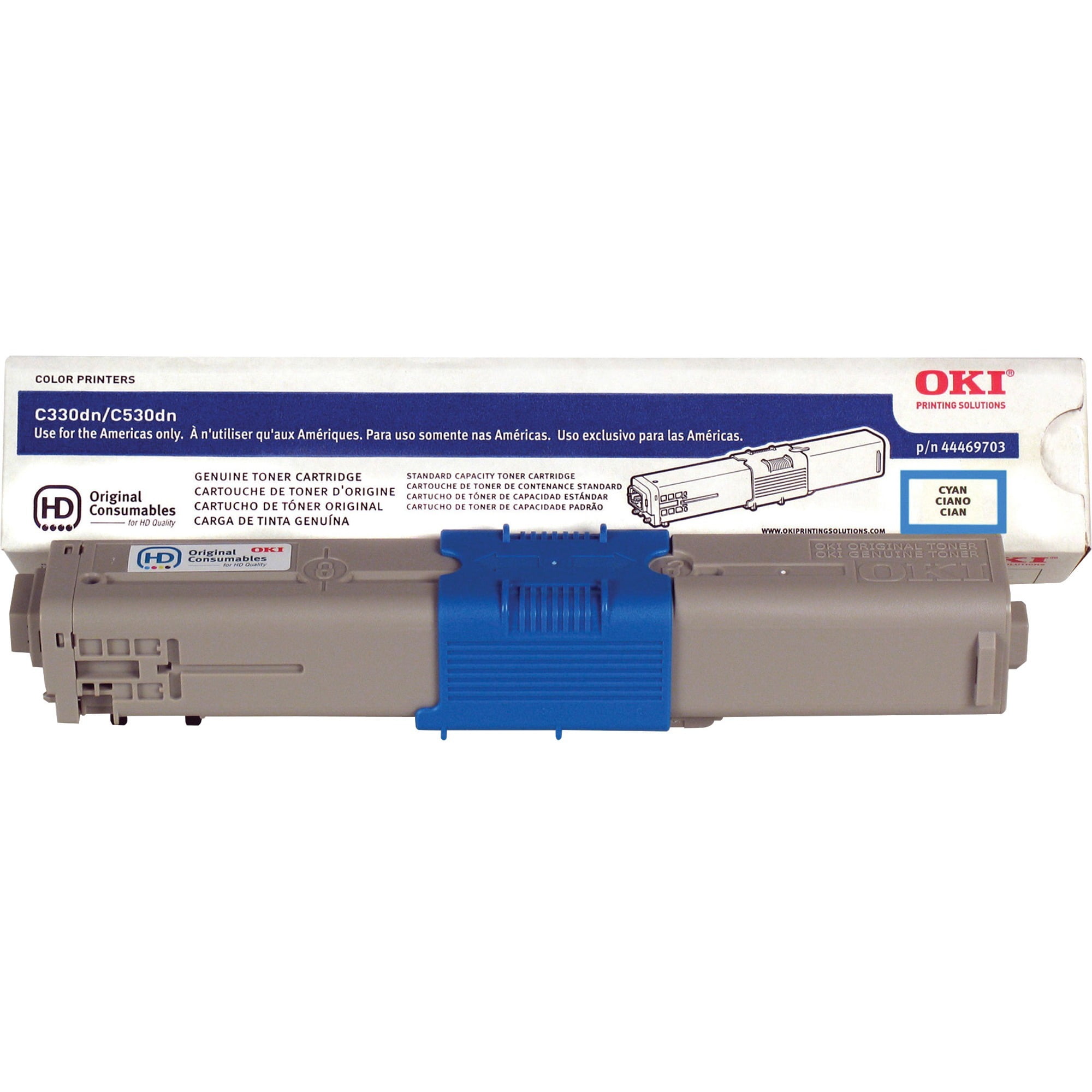 Oki Original Toner Cartridge, 1 Each (Quantity)