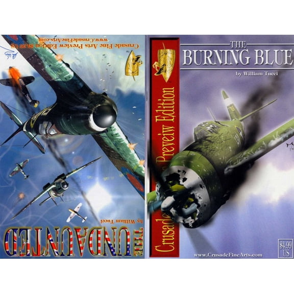Burning Blue/The Undaunted, The Ashcan #1 VF ; Crusade Comic Book