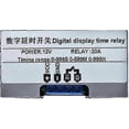 thumbnail image 5 of 12v Time Relay 12 Volt Timer Relay Outdoor 10a Digital Tail-off Relay Adjustable Gift (prettyj), 5 of 5