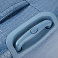 thumbnail image 4 of Samantha Brown Luggage Croco Set 22" Upright Spinner & Dowel Bag Bravo Blue, 4 of 8
