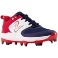 thumbnail image 6 of New Balance Women's Fresh Foam Velo V3 Molded Fastpitch Softball Cleat Red/White/Blue Medium 7.5, 6 of 6