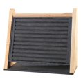 thumbnail image 2 of fastboy Wooden Rings Display Stand Tray Vertical Rack Holder for Studs Show Black, 2 of 8