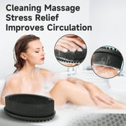 Soft Silicone Body Scrubber, Exfoliating Shower Scrubber for Cleansing Skin, Lathers Well