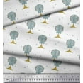 thumbnail image 2 of Soimoi Cotton Voile Fabric Dot & Tree Block Fabric Prints by Yard 56 Inch Wide, 2 of 3
