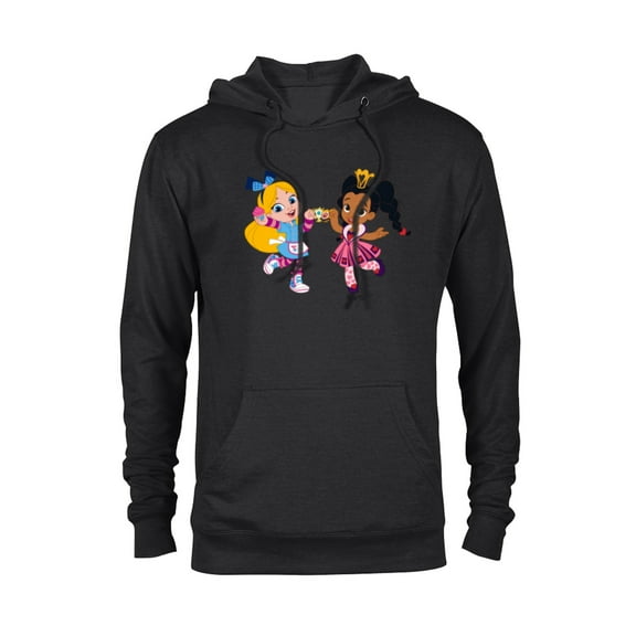 Disney Alice’s Wonderland Bakery Alice and Princess Rosa - Pullover Hoodie for Adults - Customized-Black