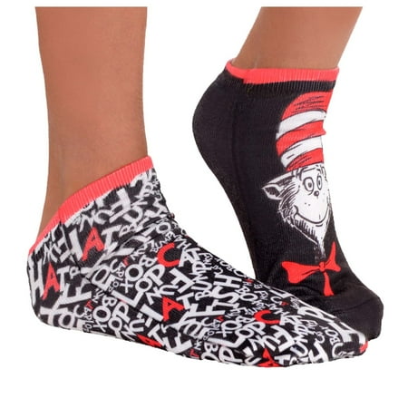 

Cat in the Hat No Show Socks