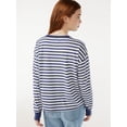 thumbnail image 4 of Free Assembly Women's Pocket Boy Tee with Long Sleeves, 4 of 6