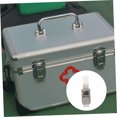 thumbnail image 4 of OULII 2Pcs Metal Adjustable Buckles Silver 8.50X2.20X1.20CM for Equipment Practical, 4 of 8