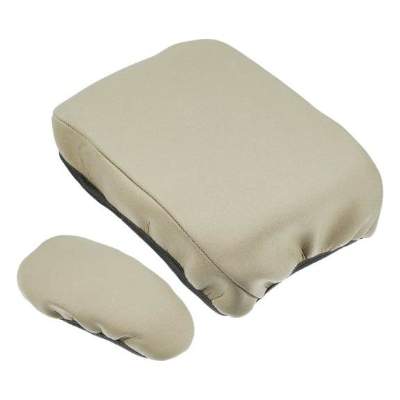 Unique Bargains 1 Set Car Armrest Box Cover Protector Neoprene Fabric for Lexus RX350 2017-2021 Brown