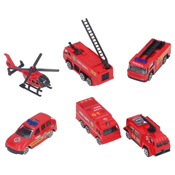 Fire Truck Toy, Kids Educational Toy Portable Fire Truck Model Versatile For Over 3 Years Old