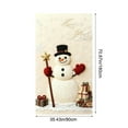 thumbnail image 6 of Upgraded 35 X 72 In Stereoscopic Embroidery Style Christmas Door Cover Christmas Door Curtain Christmas Day Door And Wall Decoration Festival Party Decoration P, 6 of 6