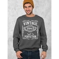 thumbnail image 2 of 40th Birthday VINTAGE 1983 Crewneck Sweatshirt, 3XL, Charcoal, 2 of 3