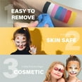 thumbnail image 5 of ColorMaster Face Painting kit for kids, 7 Bright Color, 1 Glitters, 1 Bush, 5 of 6