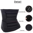 thumbnail image 3 of Women Waist Trainer Neoprene Zipper Double Belt Workout Slimming Trimmer, 3 of 6