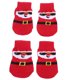 thumbnail image 1 of ColoMX 4 Uds. Calcetines navideños para mascotas, calcetines cálidos antideslizantes para mascotas, calcetines compactos de Navidad para perros, suministro para cachorros, 1 of 8