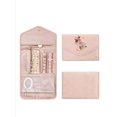 thumbnail image 3 of Roll Foldable Jewelry Case Travel Jewelry Organizer Portable for Journey Earrings Rings Diamond Necklaces Brooches Storage Bag Jewelry storage pouch, 3 of 4