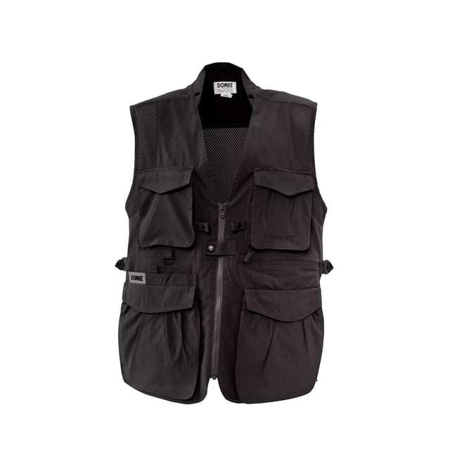 Chaleco Domke PhoTOGS Negro Pequeño 12 Bolsillos Algodón