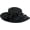 Black, variant on Summer Sun Hats for Women Wide Brim Straw Hat Beach Hat Cap UPF UV for Travel