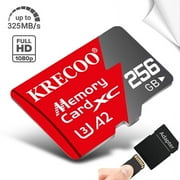 High Endurance 256GB MicroSDHC Flash Memory Card High Performance 1080P Full HD 140MB/s Read SDCE