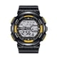 thumbnail image 2 of Reloj deportivo para hombre, relojes de moda para hombre, reloj de pulsera deportivo de goma con cronómetro digital LCD y fecha, reloj de PU, 2 of 2