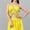 Yellow, variant on Kctiaxy Womens Summer Tops with Built in Bra Spaghetti Strap Fringe Sparkly Tank Top Sleeveless V-Neck Belly Crop Blouse Dance Performance