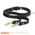 thumbnail image 2 of Uxcell Purse Strap Leather Adjustable Replacement Strap for Women's Crossbody Handbags Bag Black, 2 of 5