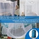 thumbnail image 3 of Mosquitera de lujo para dosel de cama de matrimonio a king size | Casa con mosquitero para acampar | Malla fina de 300 orificios por pulgada cuadrada, 2 entradas, fácil de instalar, Ha, 3 of 5
