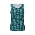 thumbnail image 4 of Easygdp Tropical Pineapple Women's Workout Tank Top, Running Top, Hiking Shirt, Quick-Dry for Running, Yoga, Hiking - XX-Large, 4 of 9