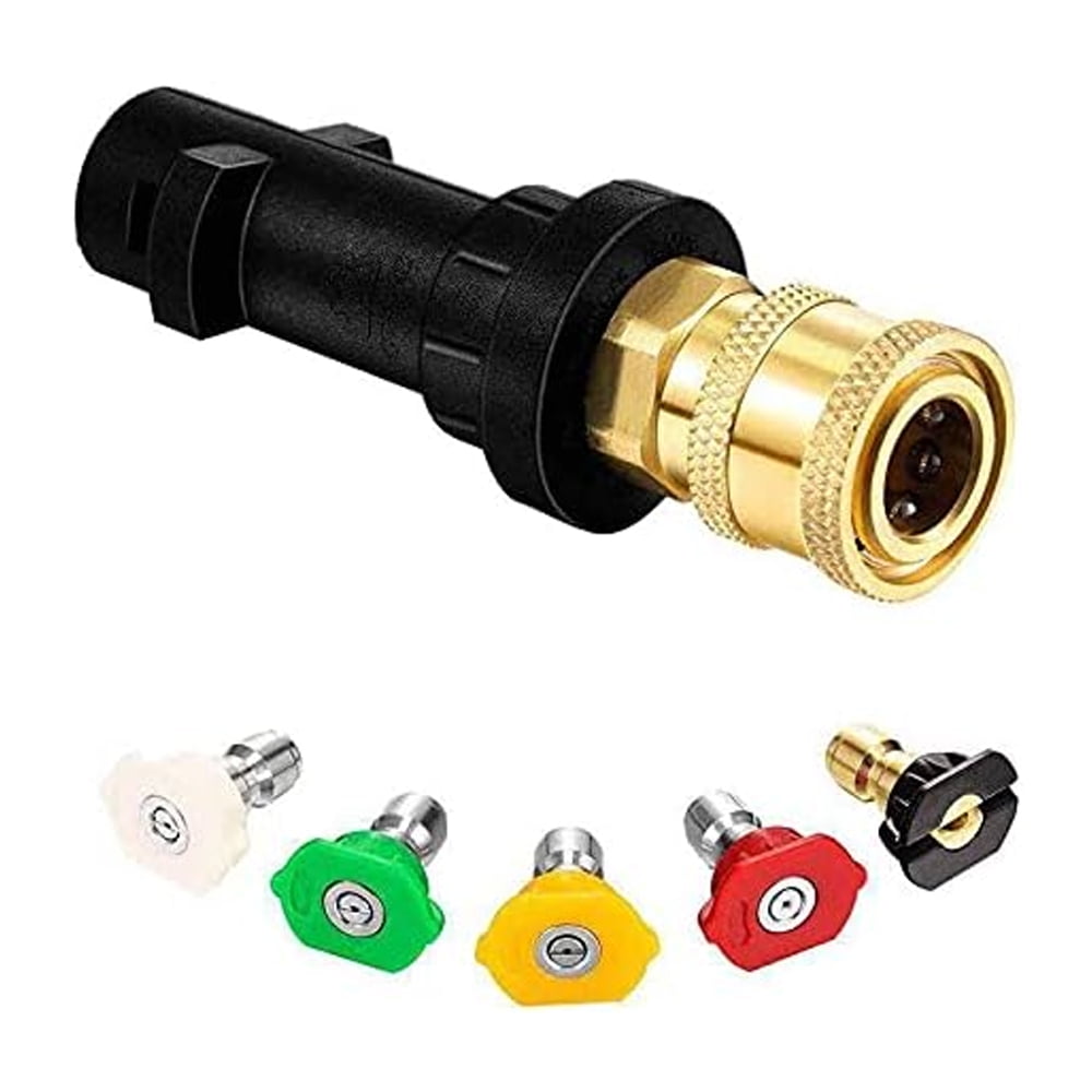 PENGXIANG 6pcs High Pressure Washer Gun Adapter 1/4", High Pressure