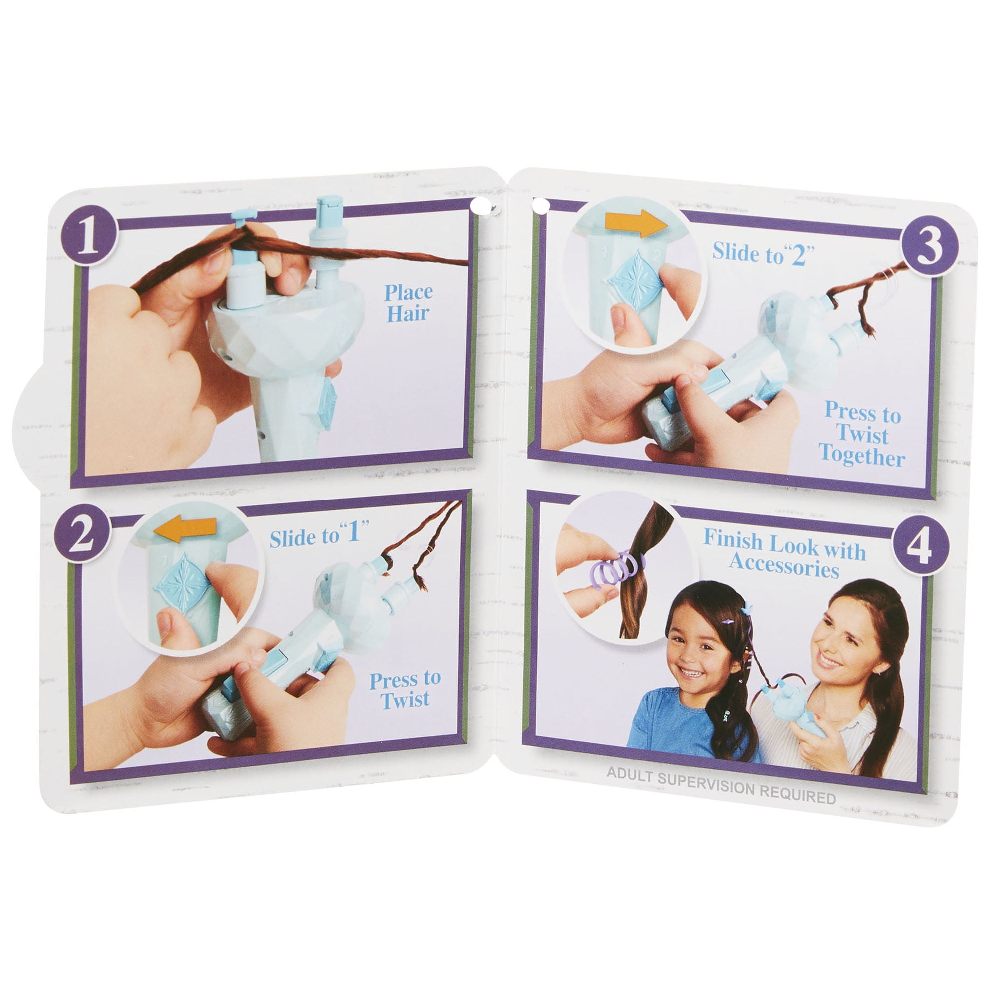 Disney Frozen 2 Elsa S Hair Twirler Vanity Accessory Set