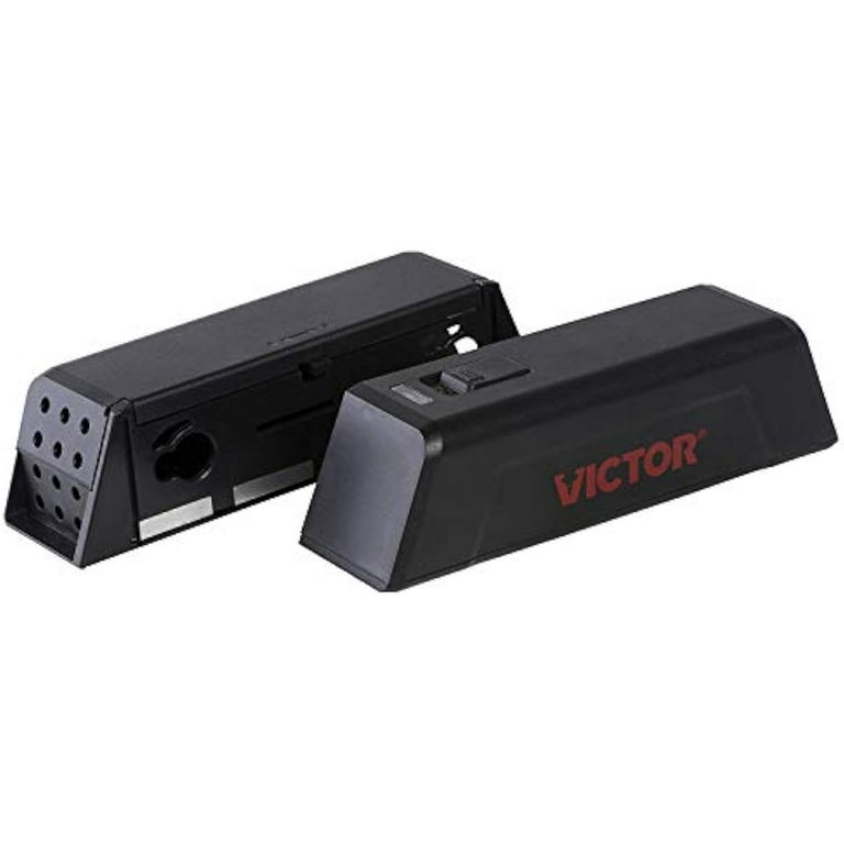 Victor M250S No Touch, No See Upgraded Indoor Electronic Mouse Trap - 1 Trap,Black  