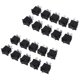 thumbnail image 1 of 20Pzs x 4 Encendido -Apagado 2 Posiciones DPST Interruptores Basculantes de 10A/125V 6A/250V AC, 1 of 5