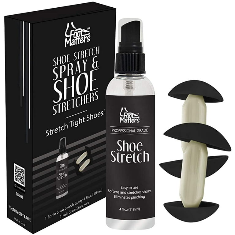 FootMatters Professional Boot Shoe Stretch Spray with Mini Shoe Stretchers 4 oz Walmart