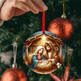 thumbnail image 1 of Fiudx Ofertas relámpago del día Decoración de Belén Árbol de Navidad de Madera Decoración de Coche Regalos Religiosos Sagrados Belén Decoración Navideña Regalos, 1 of 7