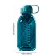 thumbnail image 3 of Leakproof Sports Water Bottle with Handle – 1500ml BPA-Free Gym & Yoga Bottle, Sweat-Proof Design for Fitness, Travel, and Outdoor Workouts (Lightweight, Dishwasher-Safe, Blue), 3 of 6