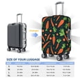 thumbnail image 2 of Travel Luggage Cover Protector - Cute Carrot Piece Anti-Scratch Suitcase Covers Fits 18-32 Inch Luggage, 2 of 5
