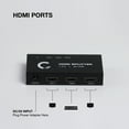 thumbnail image 2 of ExpertPower® 1x2 HDMI Splitter | 2 Port | 1 in - 2 out | Ultra HD 4K/2K | Full HD/3D | 1080P | HDMI 1.4 | HDTV | PS4 / PS3 | XboxOne / 360 | DVD | Blu-ray | DTS Digital | Dolby Digital, 2 of 4