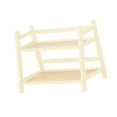thumbnail image 5 of deevoka Bamboo Double Layer Rack Desk Storage Shelf Mug Holder Home Decoration Practical M, 5 of 9