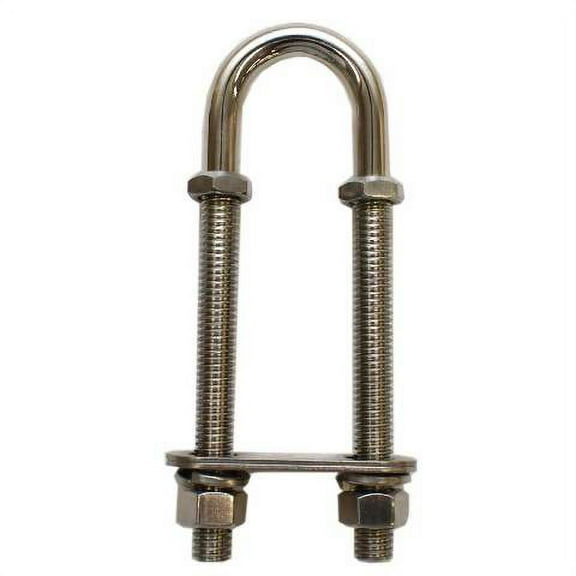 Boat Bow Eye U Bolt SSR166402 | 5 x 2 1/4 x 3/8 Inch Stainless Steel