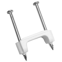 Gardner Bender PS-225BG Plastic Staple, ", Secures: Romex, UF and NM Electrical Cable, White