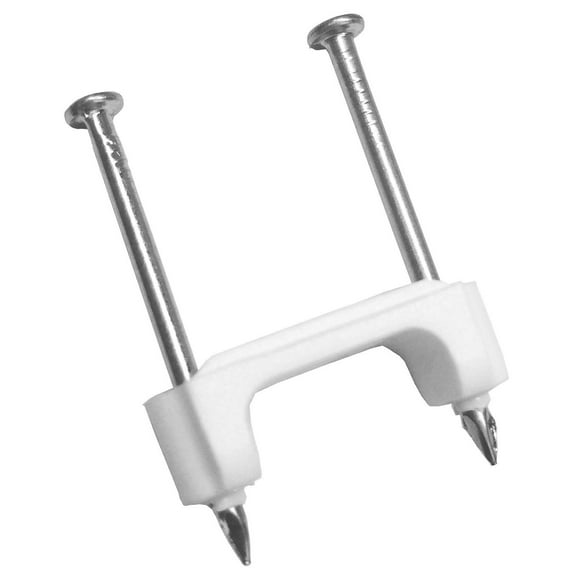Gardner Bender PS-225BG Plastic Staple, ", Secures: Romex, UF and NM Electrical Cable, White