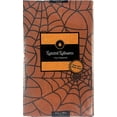 thumbnail image 6 of Serafina Home Haunted Halloween Flannel Backed Vinyl Tablecloth: Spooky Spiders Weave Their Wicked Webs (52" x 52" Inch), 6 of 6
