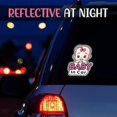 thumbnail image 4 of 1 Baby in Car Sign Stickers for Girls, Baby Car Sticker Removable Safety Announcement Board Sticker, Cute Window Car Sticker for Baby (Girl), 4 of 5