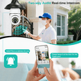 thumbnail image 2 of HAWKRAY 2K Wireless Security Bulb Camera, 355° Pan/Tilt Smart Surveillance with Full-Color Night Vision, 5G/2.4GWiFi Two-Way Audio, Motion Detection Alarm, Cloud Storage, Easy Installation, 2 of 9