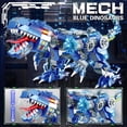 thumbnail image 3 of Bloques de construcción PLAYBRIX Dinosaur Mech 433 piezas para niños de 6 a 12 años, 3 of 7