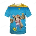 thumbnail image 1 of Camiseta de Anime de una pieza para hombre, nueva camiseta a la moda con estampado de dibujos animados japoneses para niño, camiseta con estilo de dibujos animados para niño, novedad 2023130 heqiyong CONDUJO, 1 of 2