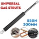 thumbnail image 2 of 1 Uds 550n 300mm amortiguadores de Gas para coche soporte de elevación amortiguador de resorte Compatible con el modelo de coche Universal, 2 of 3